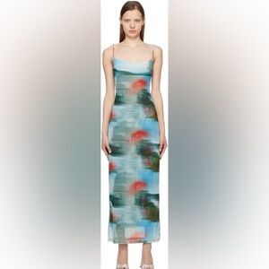 Miaou Multicolor Thais Midi Dress